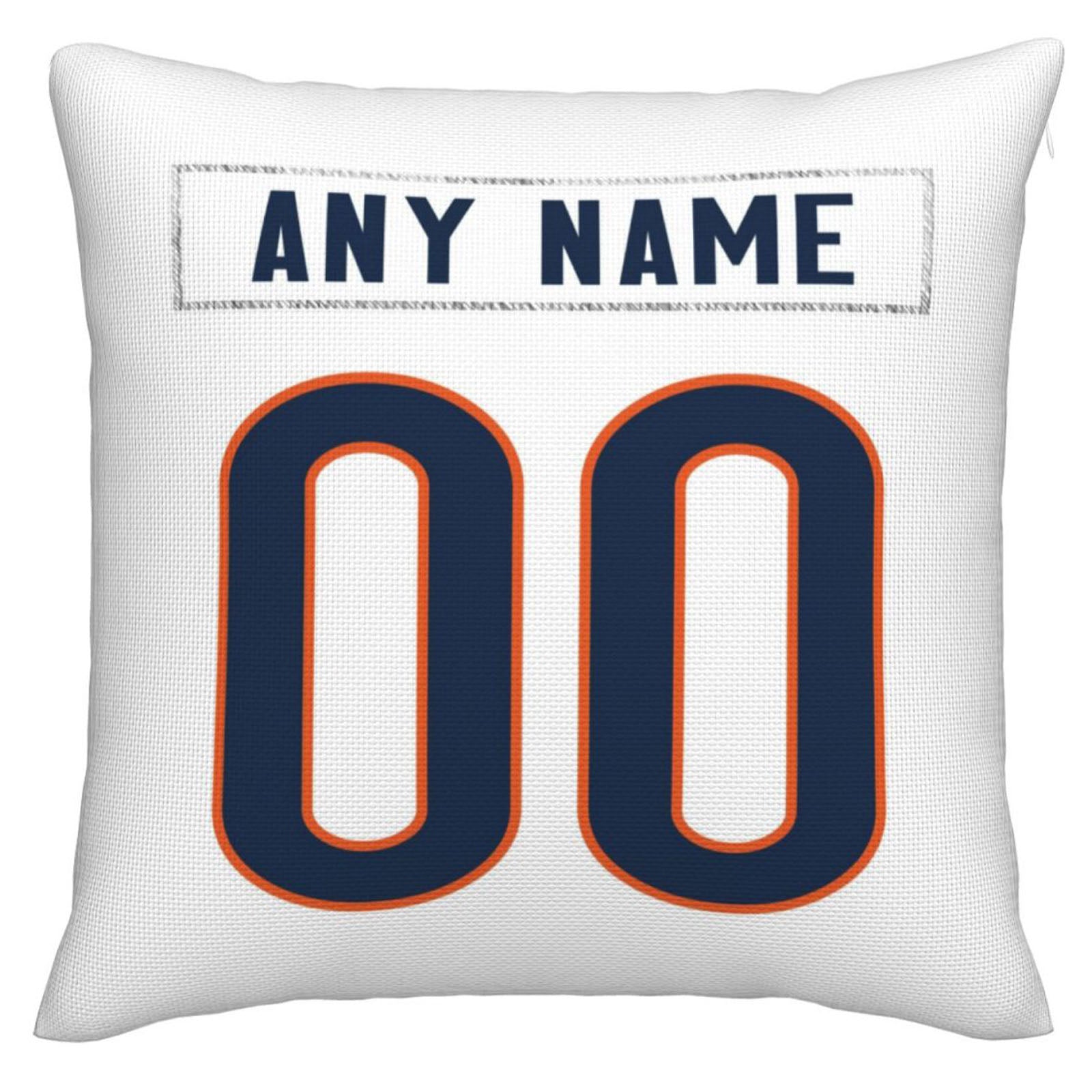 Custom C.Bears Pillow Decorative Throw Pillow Case - Print Personalized Football Team Fans Name & Number Birthday Gift Football Pillows