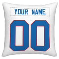 Custom B.Bills Pillow Royal Football Team Decorative Throw Pillow Case Print Personalized Football Style Fans Letters & Number Birthday Gift Football Pillows