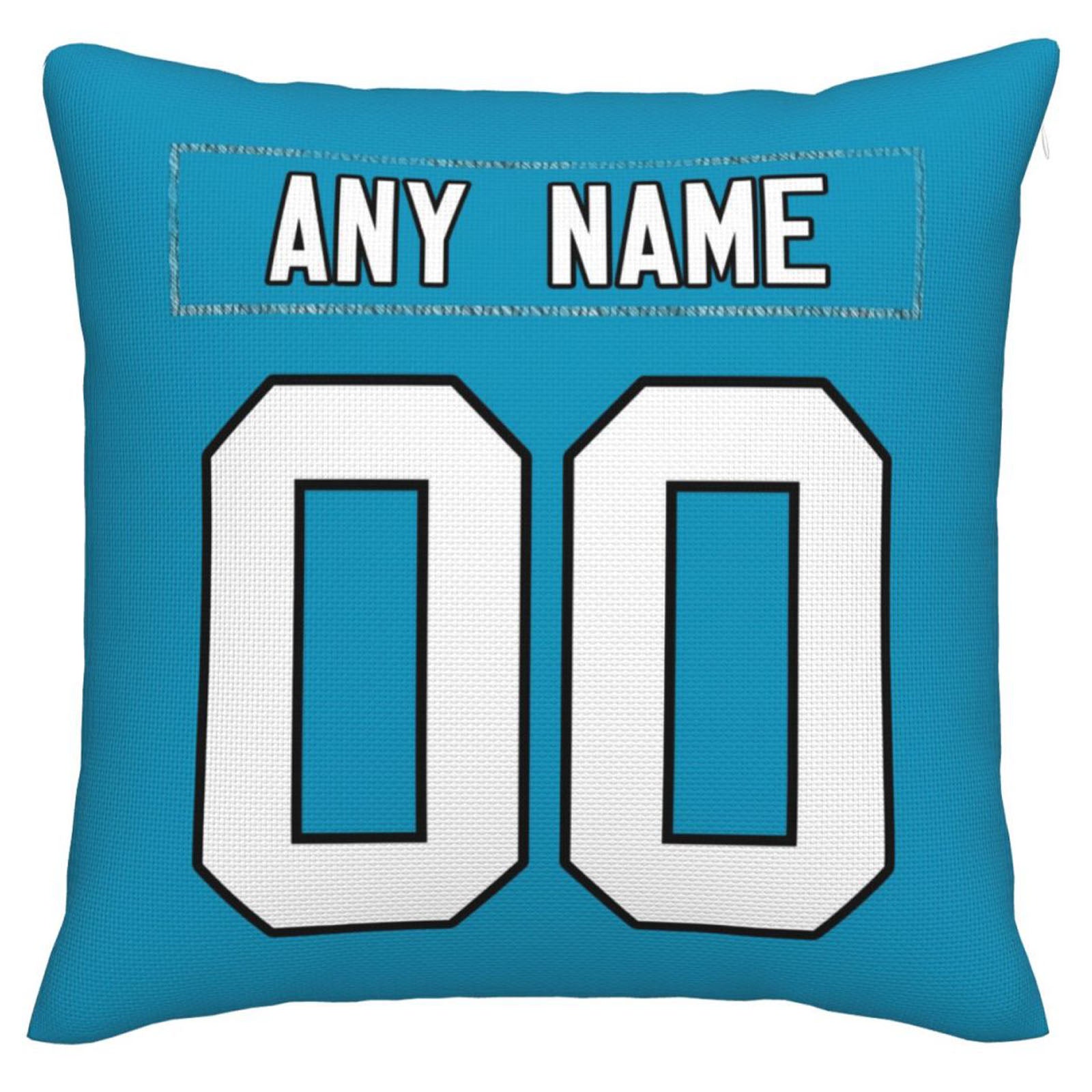 Custom C.Panthers Pillow Football Team Decorative Throw Pillow Case Print Personalized Football Style Fans Letters & Number Birthday Gift Football Pillows