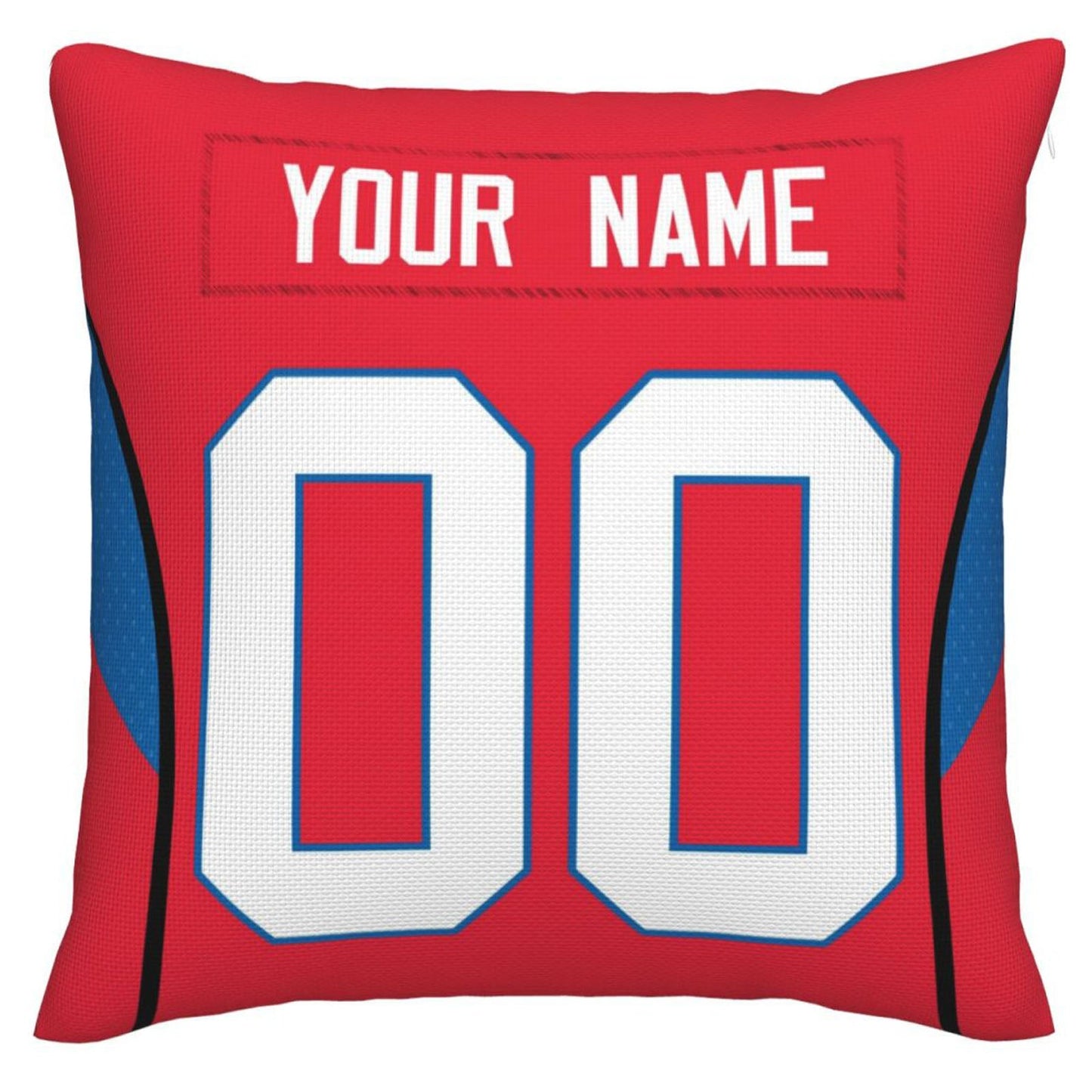 Custom B.Bills Pillow Royal Football Team Decorative Throw Pillow Case Print Personalized Football Style Fans Letters & Number Birthday Gift Football Pillows