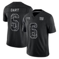 Reast NY.Giants #6 Jaxson Dart Player Black Limited 2026 Salute to Service Home Game Stitched Jerseys