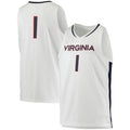#1 V.Cavaliers Replica Basketball Jersey White Stitched American College Jerseys