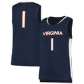 #1 V.Cavaliers Team Replica Basketball Jersey Navy Stitched American College Jerseys
