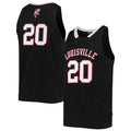 #20 L.Cardinals Reverse Retro Jersey Black Basketball Jersey Stitched American College Jerseys