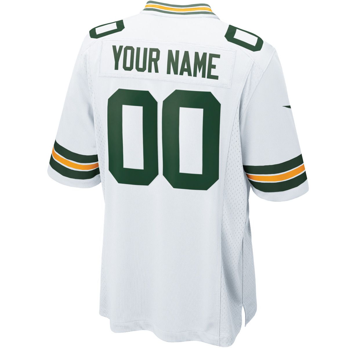 Custom GB.Packers White Vapor F.U.S.E. Limited Jersey