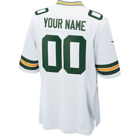 Custom GB.Packers White Vapor F.U.S.E. Limited Jersey