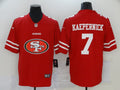 Stitched American SF.49ers #7 Colin Kaepernick Personalize Design Face Mask Football Jerseys