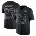 Reast SF.49ers #23 Christian McCaffrey Player Black Limited 2026 Salute to Service Home Game Stitched Jerseys