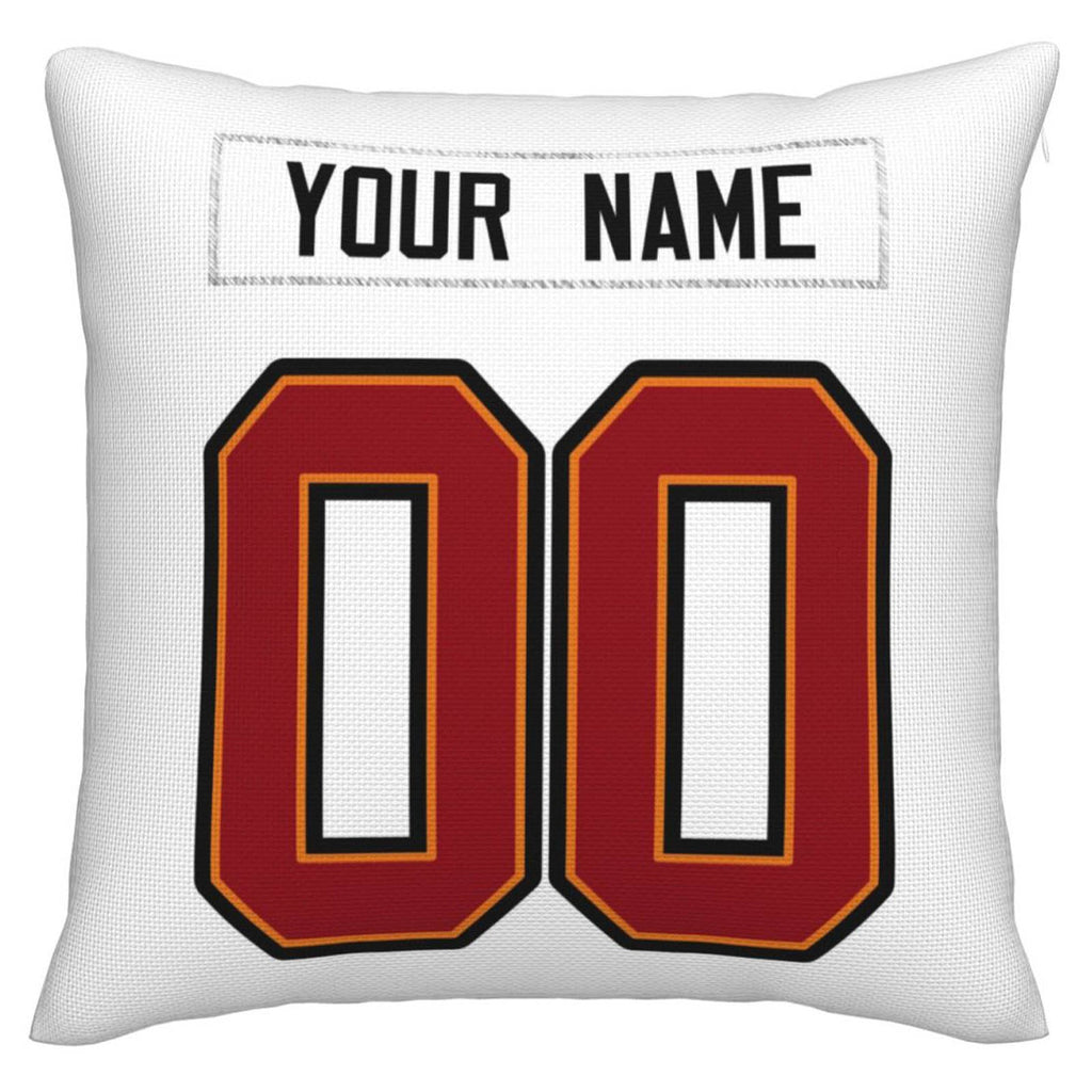 Custom TB.Buccaneers Pillow Decorative Throw Pillow Case - Print Personalized Football Team Fans Name & Number Birthday Gift Football Pillows