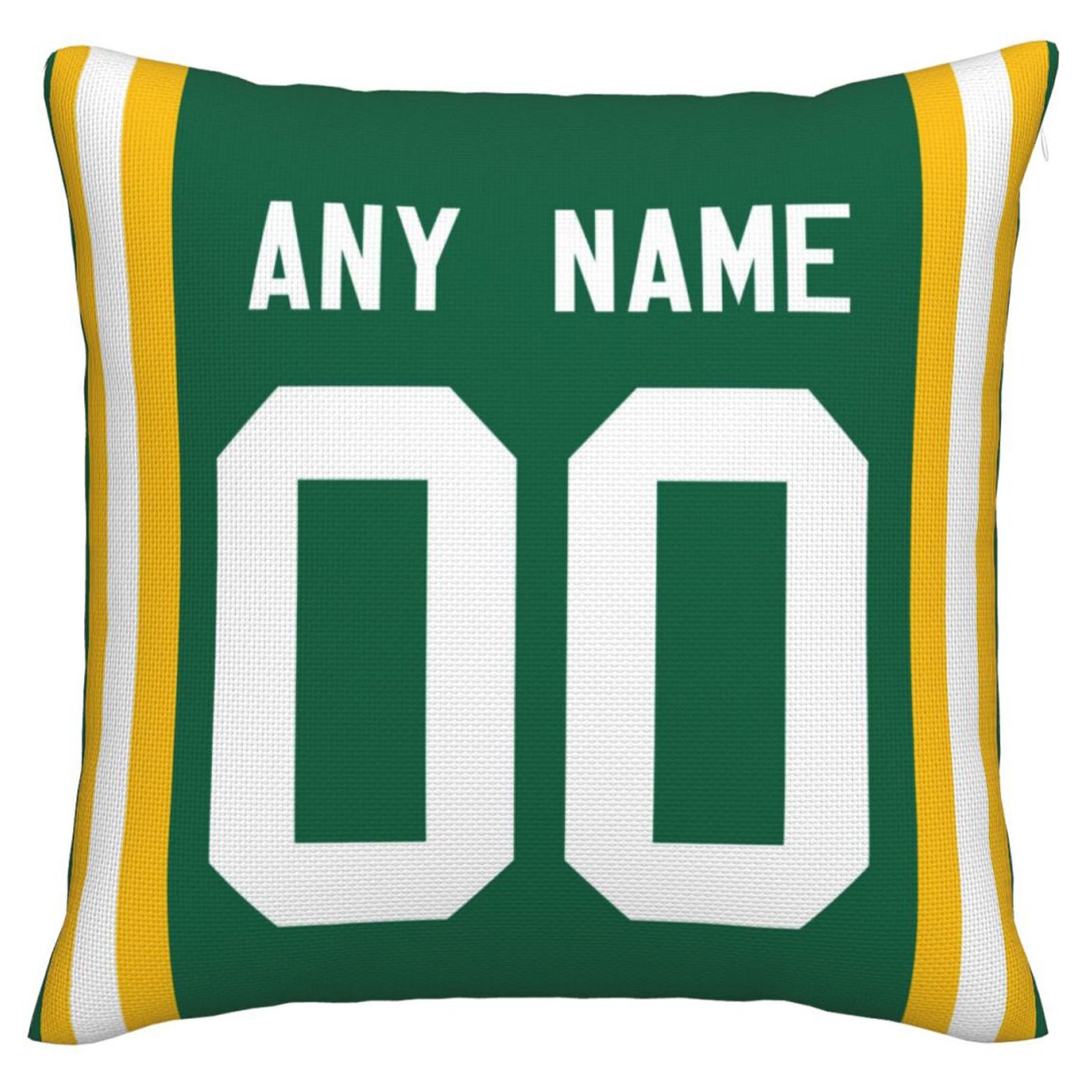 Custom GB.Packers Pillow Decorative Throw Pillow Case - Print Personalized Football Team Fans Name & Number Birthday Gift Football Pillows