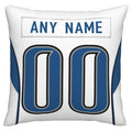 Custom D.Lions Pillow Decorative Throw Pillow Case - Print Personalized Football Team Fans Name & Number Birthday Gift Football Pillows