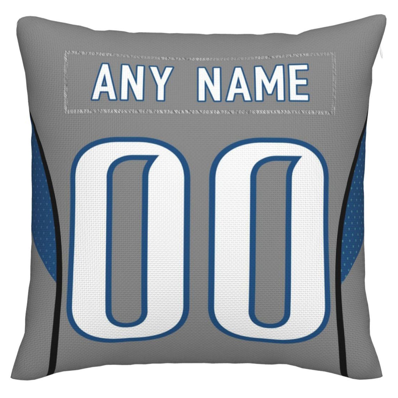 Custom D.Lions Pillow Decorative Throw Pillow Case - Print Personalized Football Team Fans Name & Number Birthday Gift Football Pillows