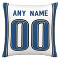 Custom D.Lions Pillow Decorative Throw Pillow Case - Print Personalized Football Team Fans Name & Number Birthday Gift Football Pillows