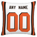 Custom C.Browns Pillow Decorative Throw Pillow Case - Print Personalized Football Team Fans Name & Number Birthday Gift Football Pillows