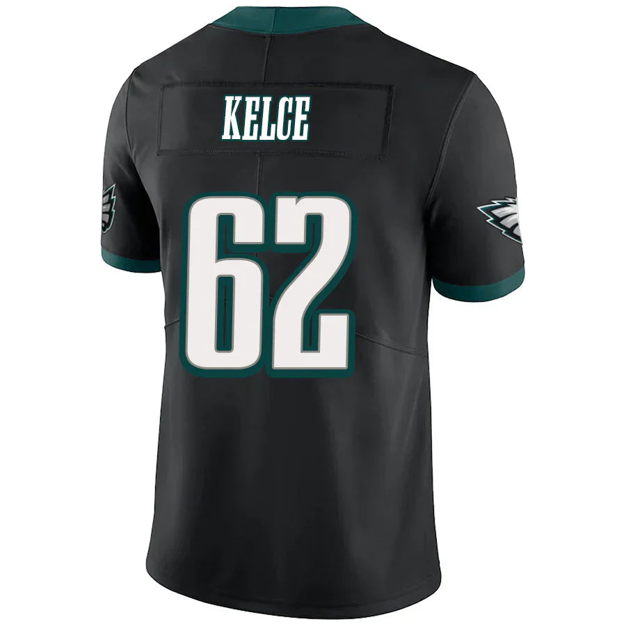 P.Eagles #62 Jason Kelce Black Vapor F.U.S.E. Limited Jersey