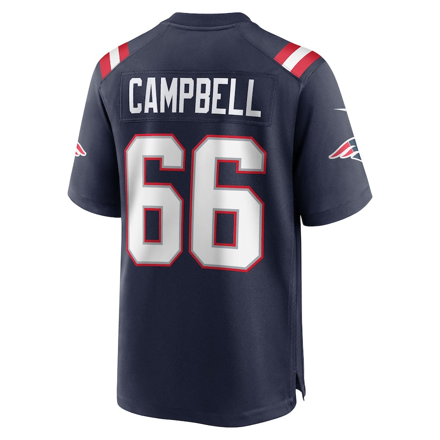 NE.Patriots #66 Will Campbell Navy Vapor F.U.S.E. Limited Jersey Stitched American Football Jerseys