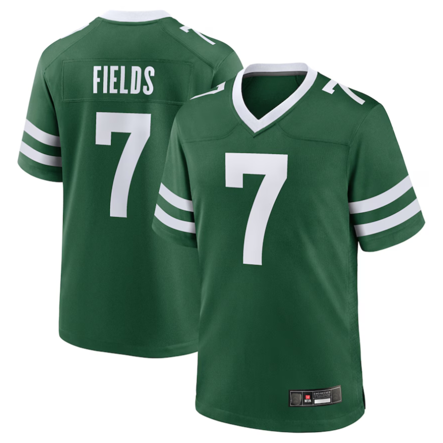 NY.Jets #7 Justin Fields Legacy Green Vapor F.U.S.E. Limited Jersey Stitched American Football Jerseys