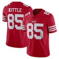 SF.49ers #85 George Kittle New Red Stitched American Football Jerseys 2022