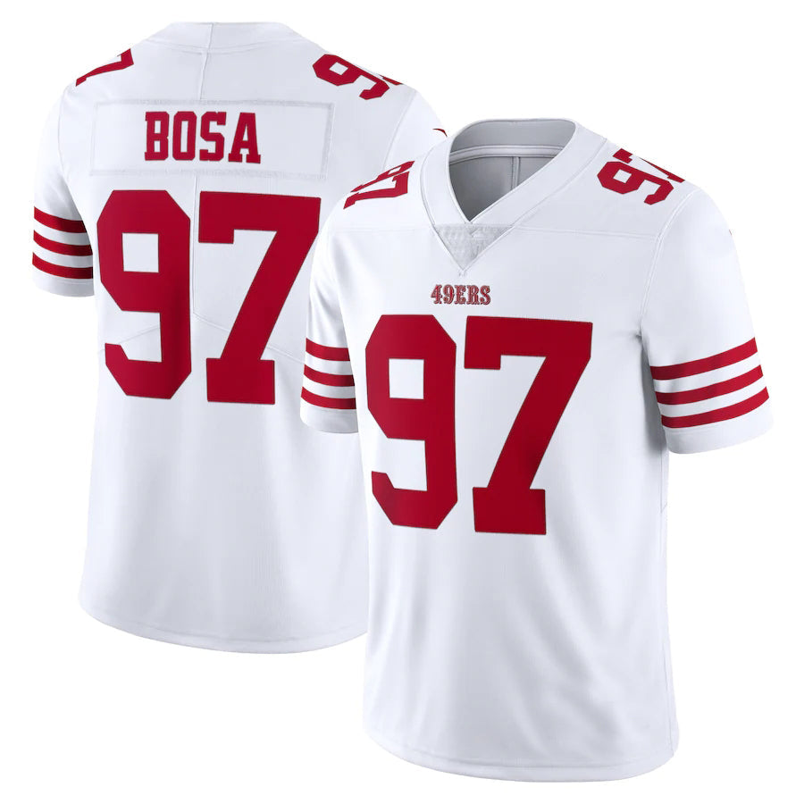 SF.49ers  #97 Nick Bosa New White Stitched American Football Jerseys 2022