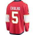 F.Panthers #5 Aaron Ekblad Supporters Branded Breakaway Player Jersey Red Stitched American Hockey Jerseys