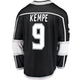 LA.Kings #9 Adrian Kempe  Supporters Branded Breakaway Player Jersey Black Stitched American Hockey Jerseys