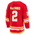 C.Flames #2 Al Macinnis Supporters Branded Breakaway Retired Player Jersey Red Stitched American Hockey Jerseys
