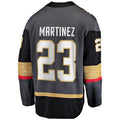 V.Golden Knights #23 Alec Martinez Supporters Branded Breakaway Alternate Player Jersey Gray Stitched American Hockey Jerseys