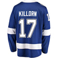 TB.Lightning #17 Alex Killorn Supporters Branded Home Breakaway Player Jersey  Blue Stitched American Hockey Jerseys