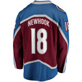 C.Avalanche #18 Alex Newhook Supporters Branded Home Breakaway Player Jersey Burgundy Stitched American Hockey Jerseys