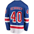 NY.Rangers #40 Alexandar Georgiev Supporters Branded Home Breakaway Player Jersey Blue Jersey Stitched American Hockey Jerseys