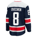 W.Capitals #8 Alex Ovechkin Supporters Branded 2020-21 Alternate Premier Breakaway Player Jersey Navy Stitched American Hockey Jerseys