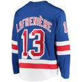 NY.Rangers #13 Alexis Lafreniere Supporters Branded Premier Breakaway Player Jersey Blue Jersey Stitched American Hockey Jerseys
