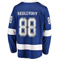 TB.Lightning #88 Andrei Vasilevskiy Supporters Branded Home 2022 Stanley Cup Final Breakaway Player Jersey  Blue Stitched American Hockey Jerseys