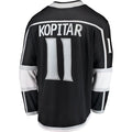 LA.Kings #11 Anze Kopitar Supporters Branded Breakaway Player Jersey Black Stitched American Hockey Jerseys