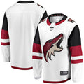 A.Coyotes Supporters Branded Breakaway Away Jersey White Stitched American Hockey Jerseys