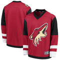A.Coyotes Supporters Branded Home Replica Blank Jersey Red Stitched American Hockey Jerseys