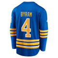 B.Sabres #4 Bowen Byram Supporters Home Breakaway Jersey - Royal Stitched American Hockey Jerseys