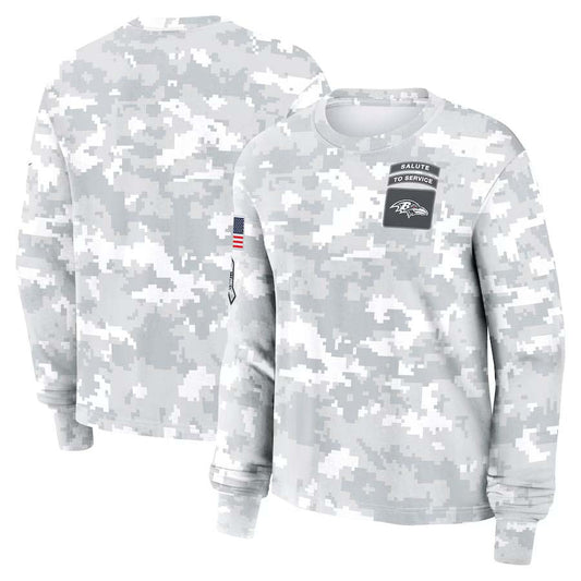 B.Ravens 2024 Salute To Service Club Pullover Cheap sale Birthday and Christmas gifts Stitched American Football Jerseys