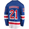 NY.Rangers #21 Barclay Goodrow Supporters Branded Home Breakaway Player Jersey Blue Blue Stitched American Hockey Jerseys