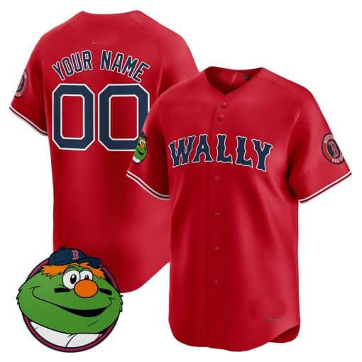 Custom Boston Red Sox Wally Vapor Premier Limited¨C All Stitched Baseball Jersey
