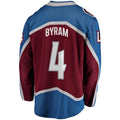 C.Avalanche #4 Bowen Byram Supporters Branded Home Breakaway Player Jersey  Burgundy Stitched American Hockey Jerseys