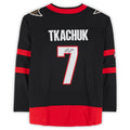 O.Senators Supporters Authentic Autographed Breakaway Jersey Black Stitched American Hockey Jerseys