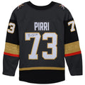 V.Golden Knights #73 Brandon Pirri Supporters Authentic Autographed Black Supporters Jersey Stitched American Hockey Jerseys