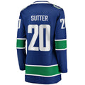V.Canucks #20 Brandon Sutter Supporters Branded Home Breakaway Player Jersey Blue Stitched American Hockey Jerseys