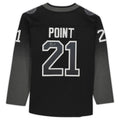 TB.Lightning #21 Brayden Point Supporters Authentic Autographed Black Alternate Breakaway Jersey Stitched American Hockey Jerseys