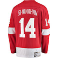 D.Red Wings #14 Brendan Shanahan Supporters Branded Premier Breakaway Retired Player Jersey Red Stitched American Hockey Jerseys