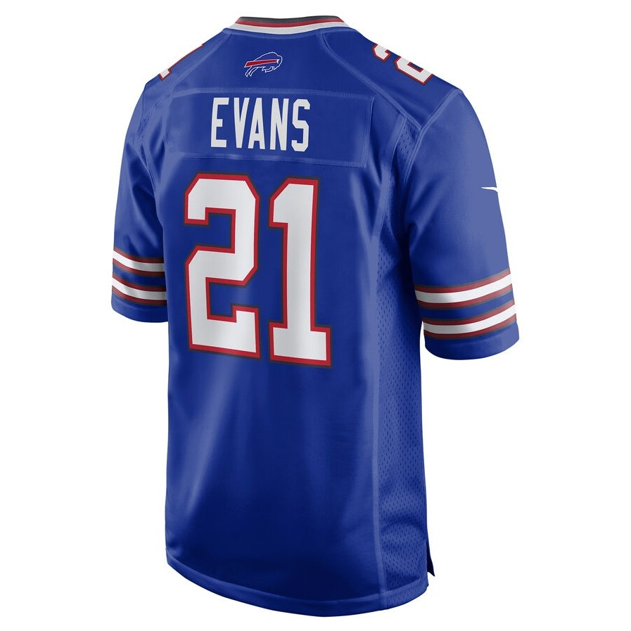 B.Bills #21 Darrynton Evans Royal Team Game American Football Jerseys