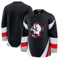 B.Sabres Supporters Alternate Premium Jersey - Black Stitched American Hockey Jerseys