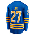 B.Sabres #27 Devon Levi Supporters Home Breakaway Jersey - Royal Stitched American Hockey Jerseys