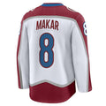 C.Avalanche #8 Cale Makar Supporters Away Premium Jersey - White Stitched American Hockey Jerseys